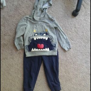 Boys playoutfit with hoodie